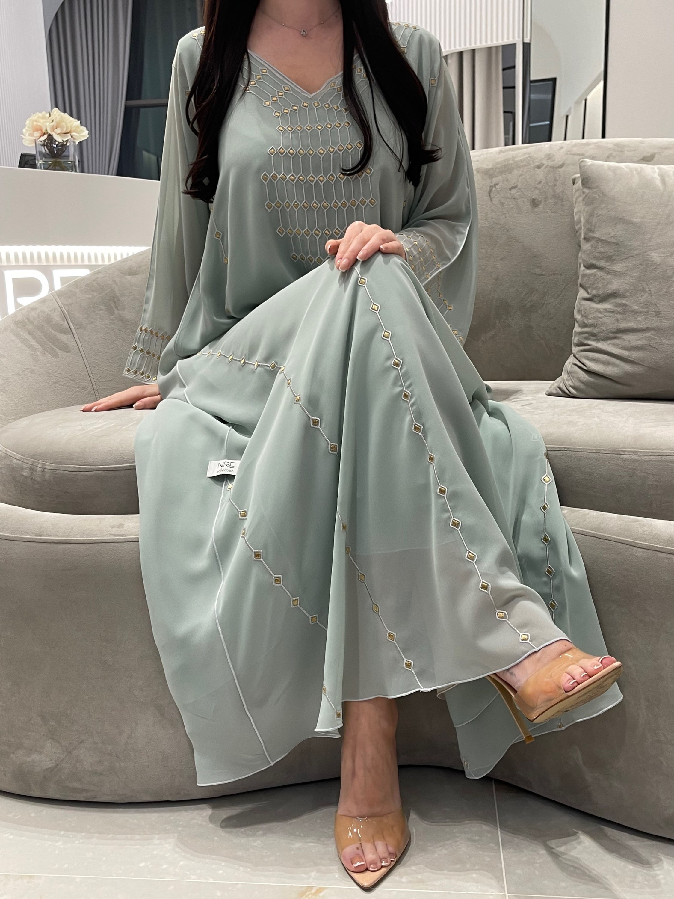 Chiffon Machine Embroidery