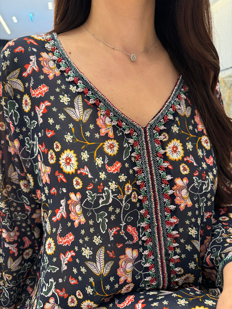 Thumbnail: Chiffon Handmade Embroidery