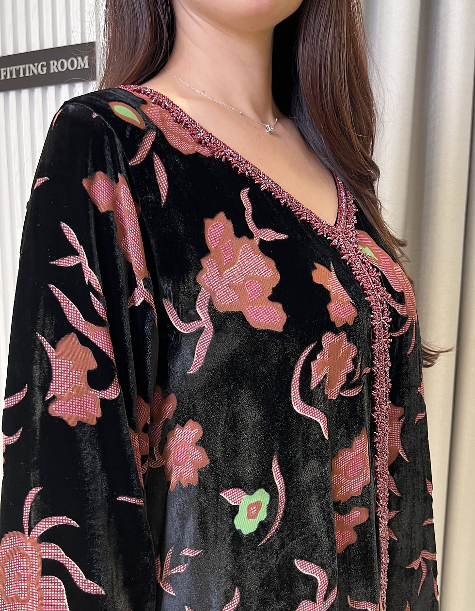 Thumbnail: Printed Pure Velvet Handmade