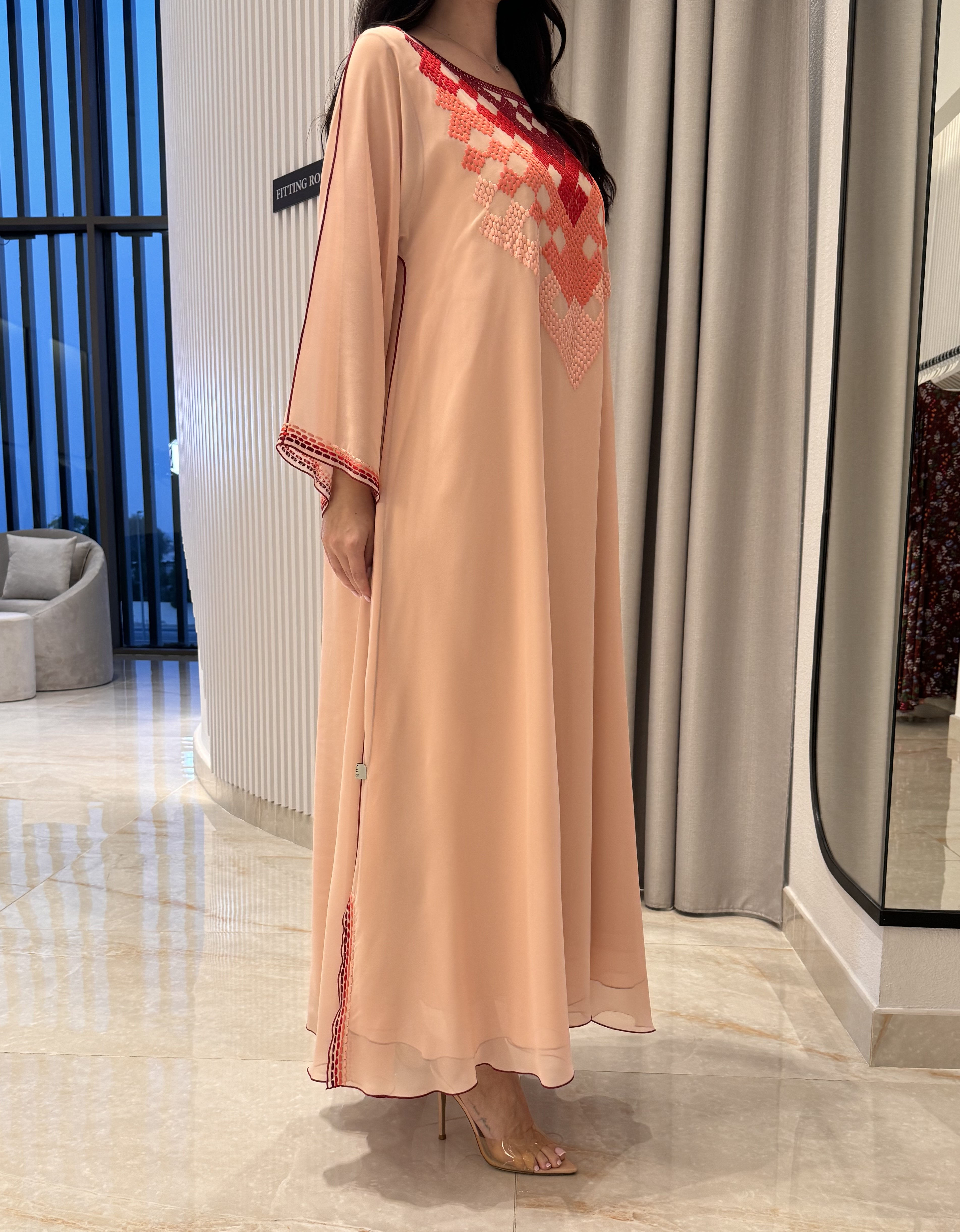 Chiffon Machine Embroidery