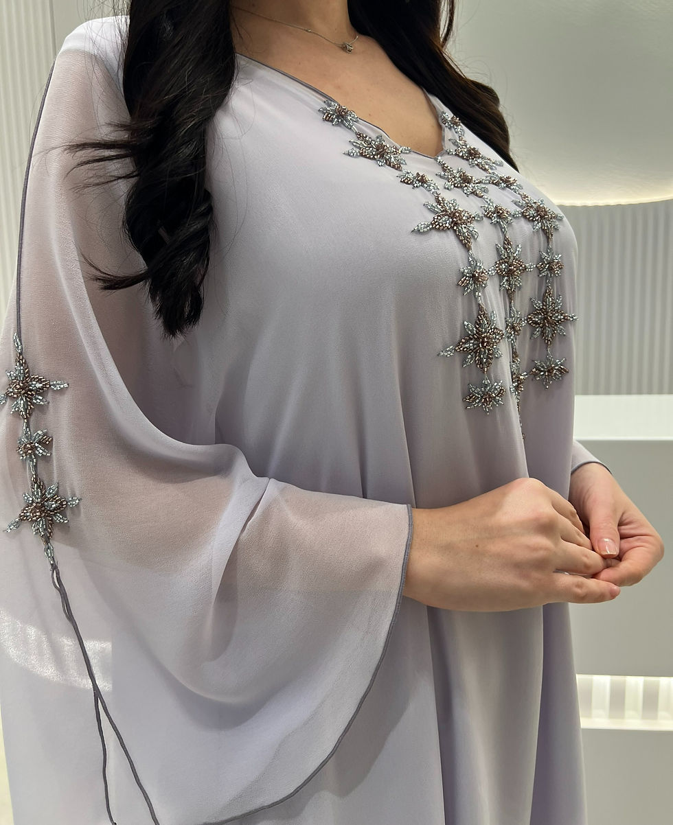 الصورة المصغرة: 2 Pc Chiffon Handmade Embroidery