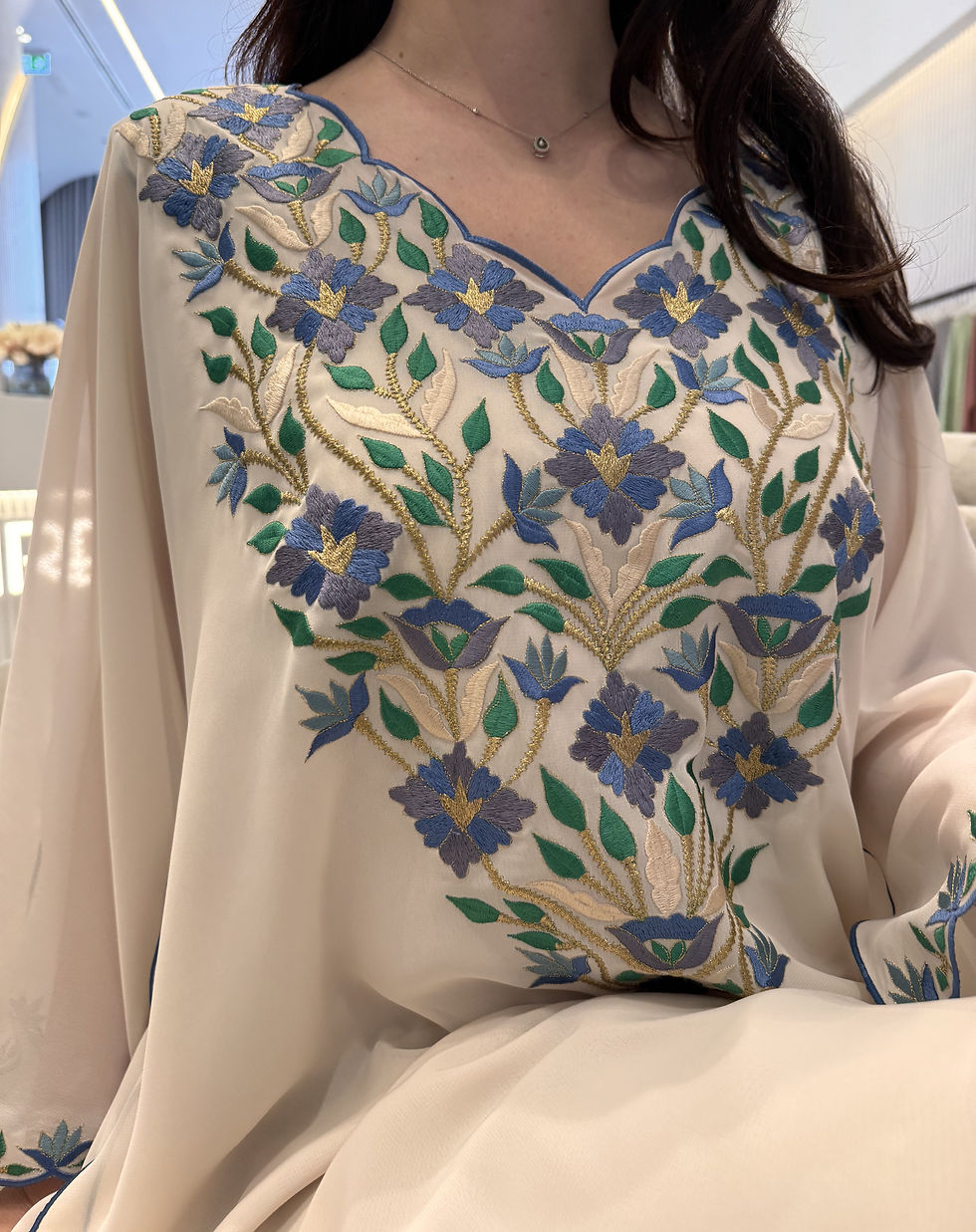 Thumbnail: Chiffon Machine Embroidery