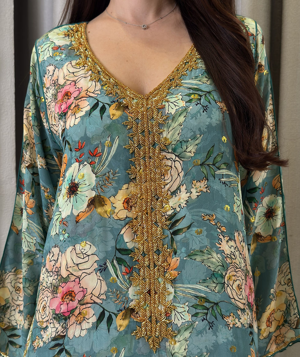 الصورة المصغرة: Pure Crepe Jacquard Zari