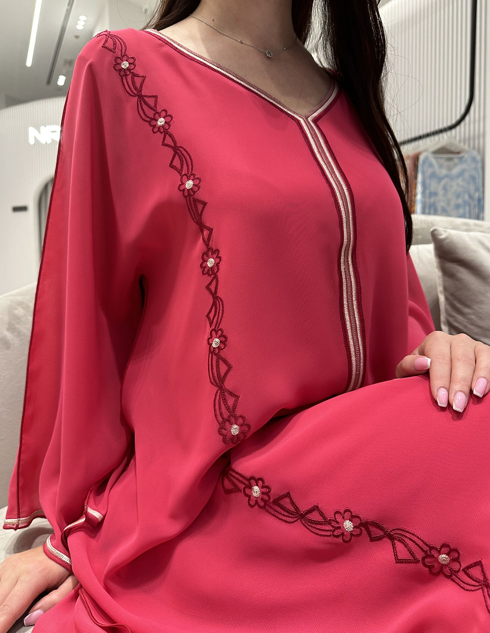 Thumbnail: Chiffon Machine Embroidery