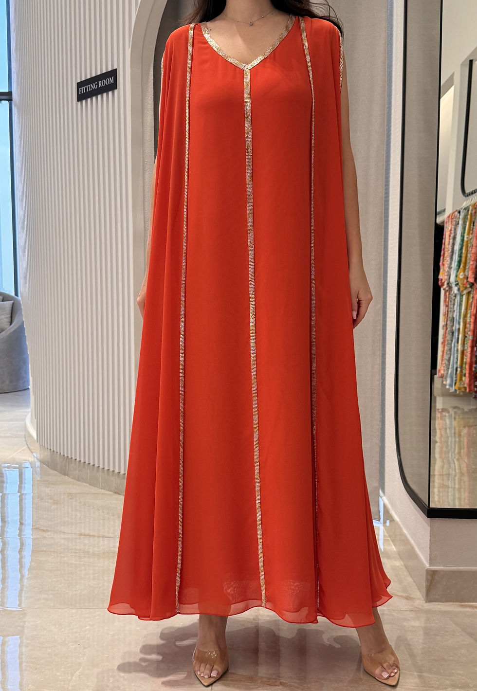 الصورة المصغرة: 2 Pc Chiffon Handmade Embroidery