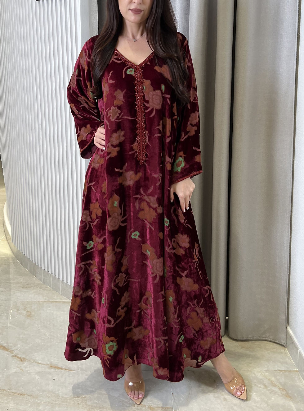 Thumbnail: Printed Pure Velvet Handmade