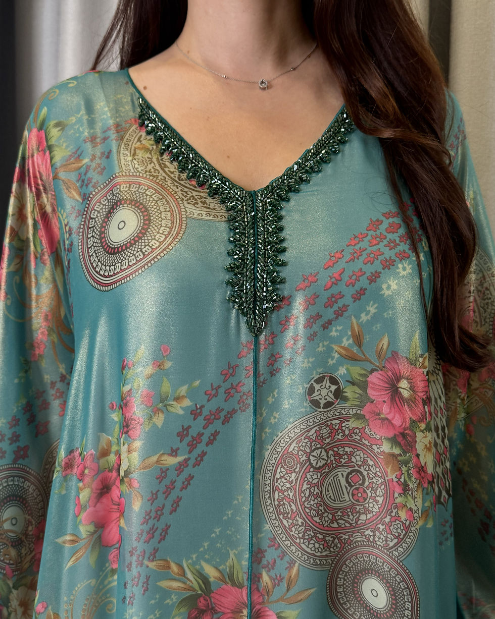 الصورة المصغرة: Chiffon Handmade Embroidery