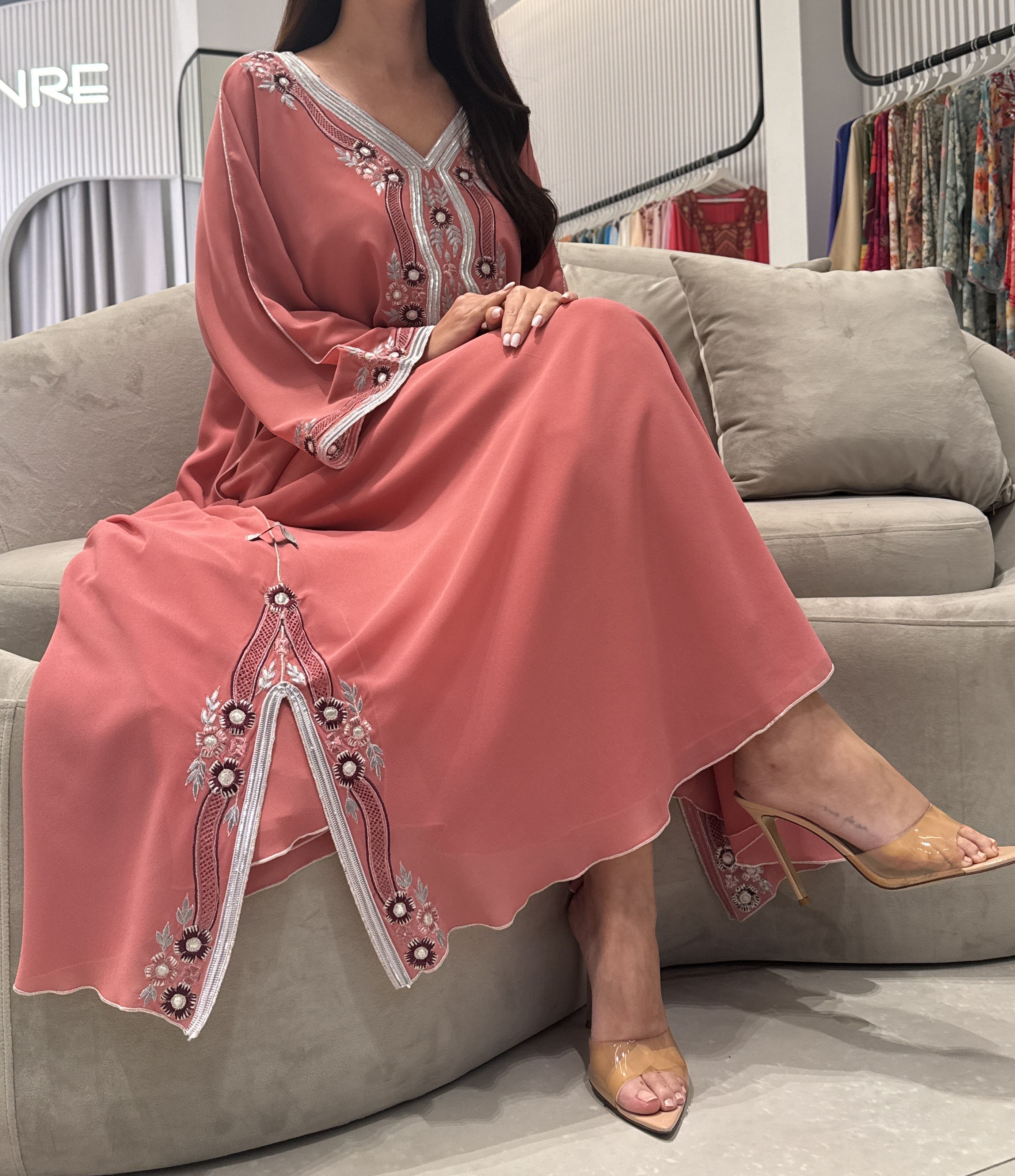 Chiffon Machine Embroidery