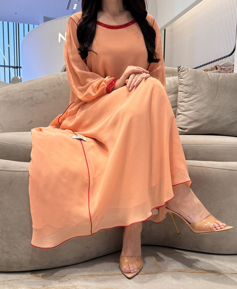 2 Pc Chiffon Handmade Embroidery