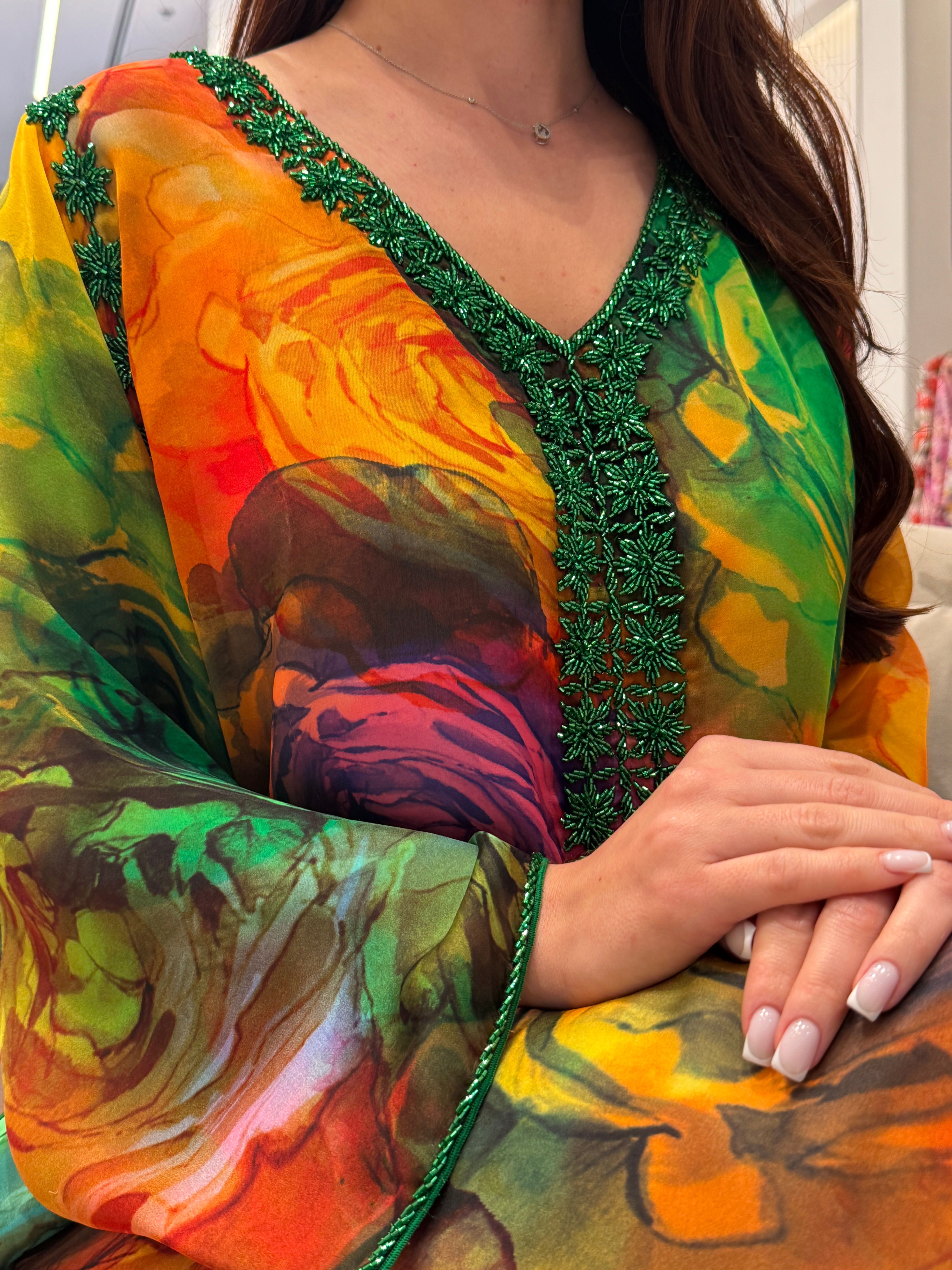 Chiffon Silk Handmade