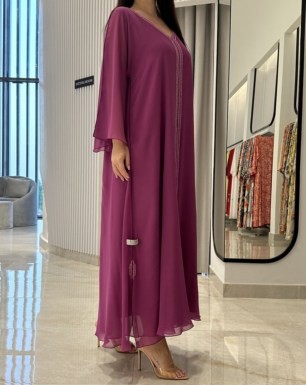 Thumbnail: 2 Pc Chiffon Handmade Embroidery