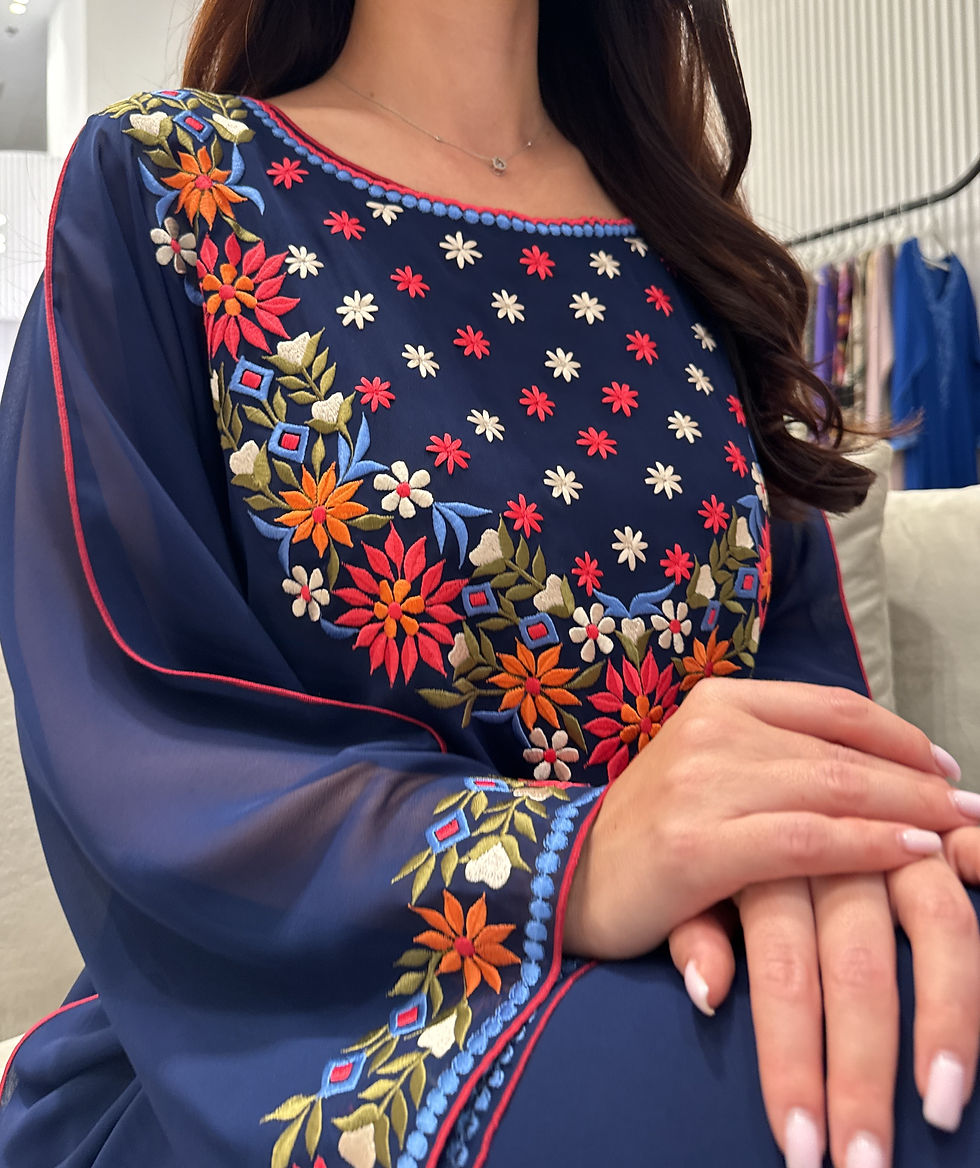 Thumbnail: Chiffon Machine Embroidery