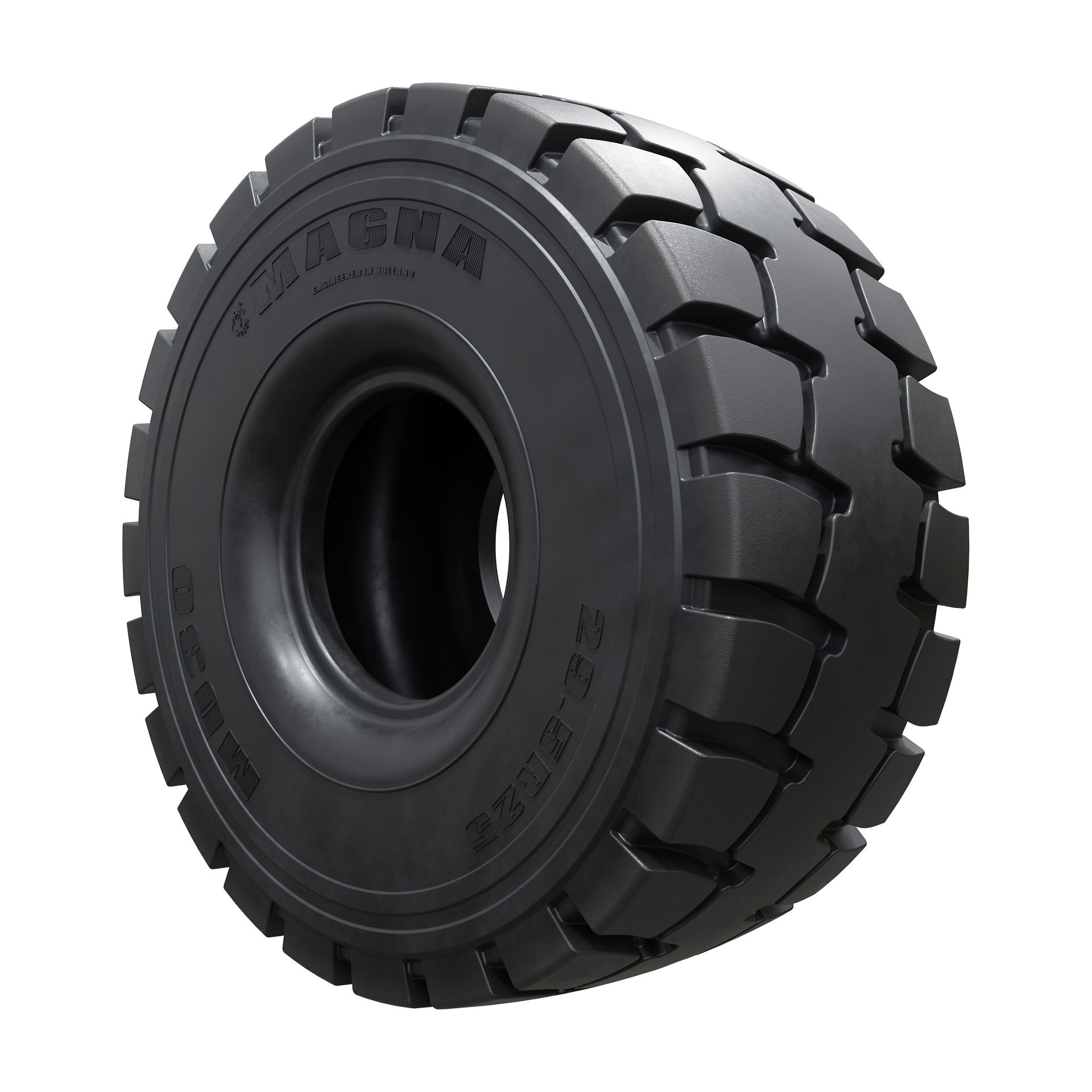 Magna tyre product render in Blender