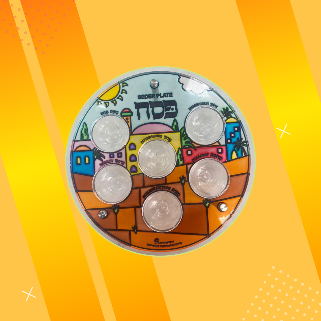Stained Glass Seder Plate Project - Pack of 6