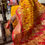 Thumbnail: Jamdani cotton Saree in vibrant shades of Mustard and Red