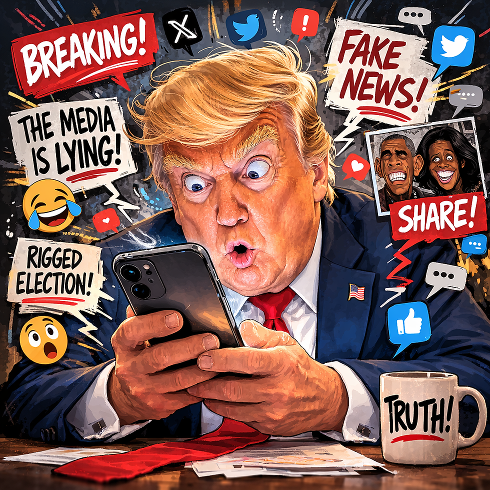 Even the President shares memes.