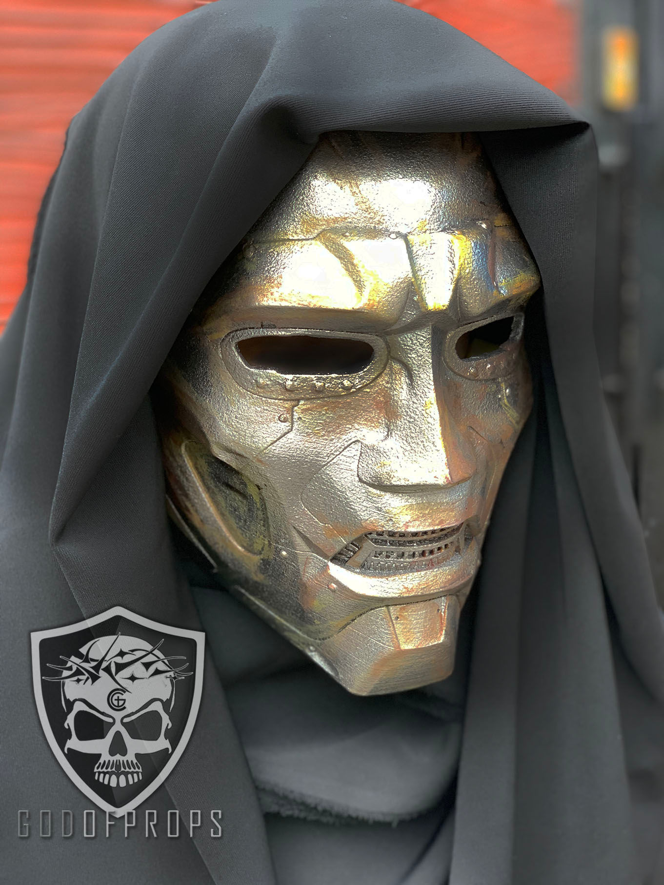 The Doctor Doom (Special effect Rustic) Helmet HQ Resin by Godofprops