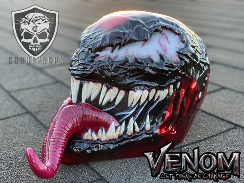 Carnage Venom 2 with Tongue HQ Resin | godofprops