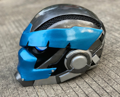 dc nightwing motorcycle helmet wraps Armored Nightwing HQ Resin helmet