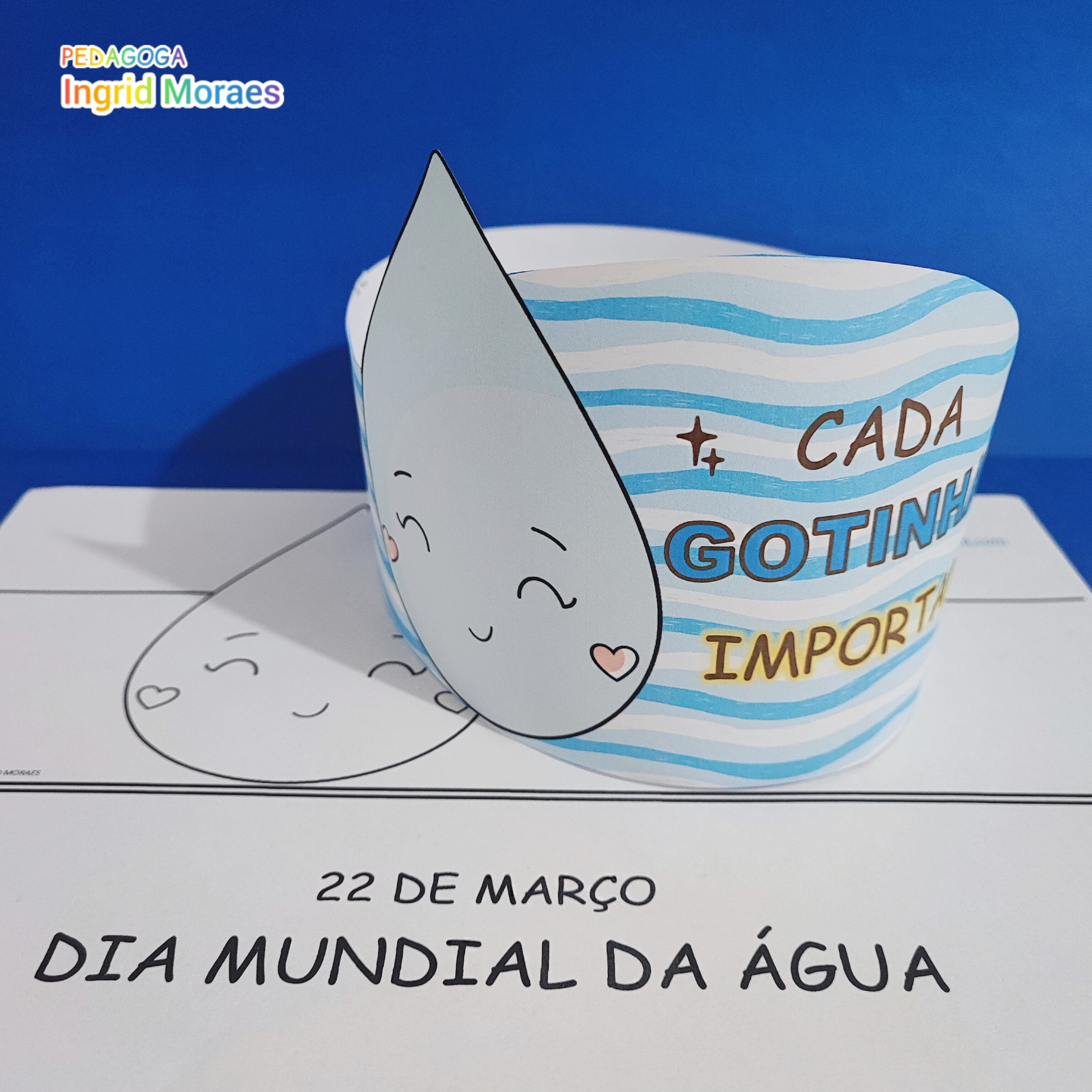 Coroa Dia Da Água: Cada Gotinha Importa