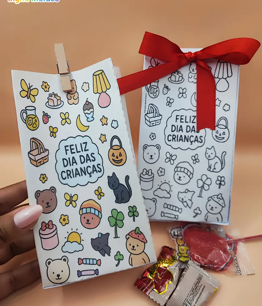 Sacolinha Dia das Crianças (tema Bobbie Goods)