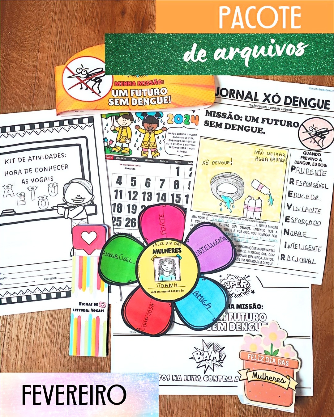 Super - Pacote de Atividades Educativas - Fevereiro