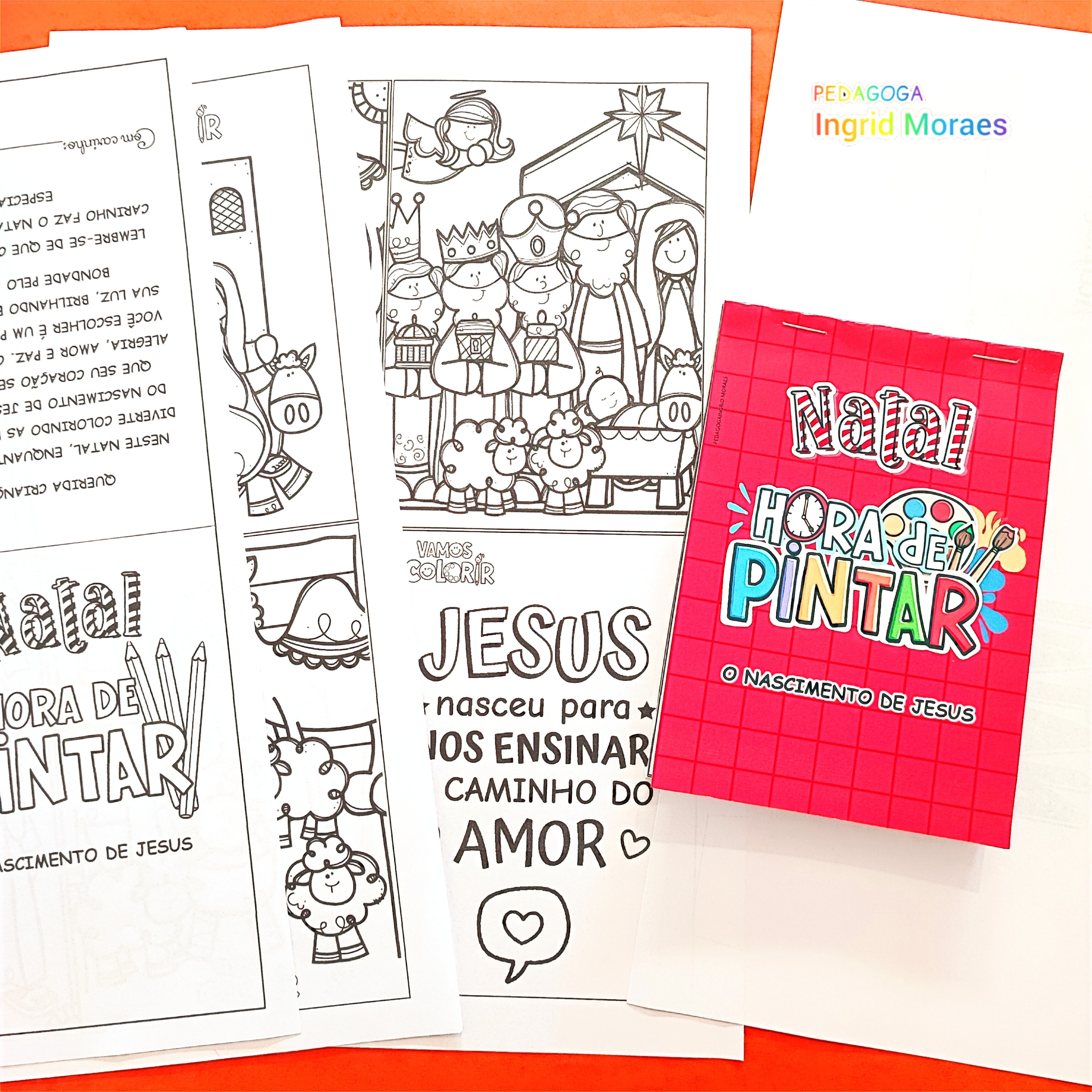 Bloquinho Para Colorir Natal