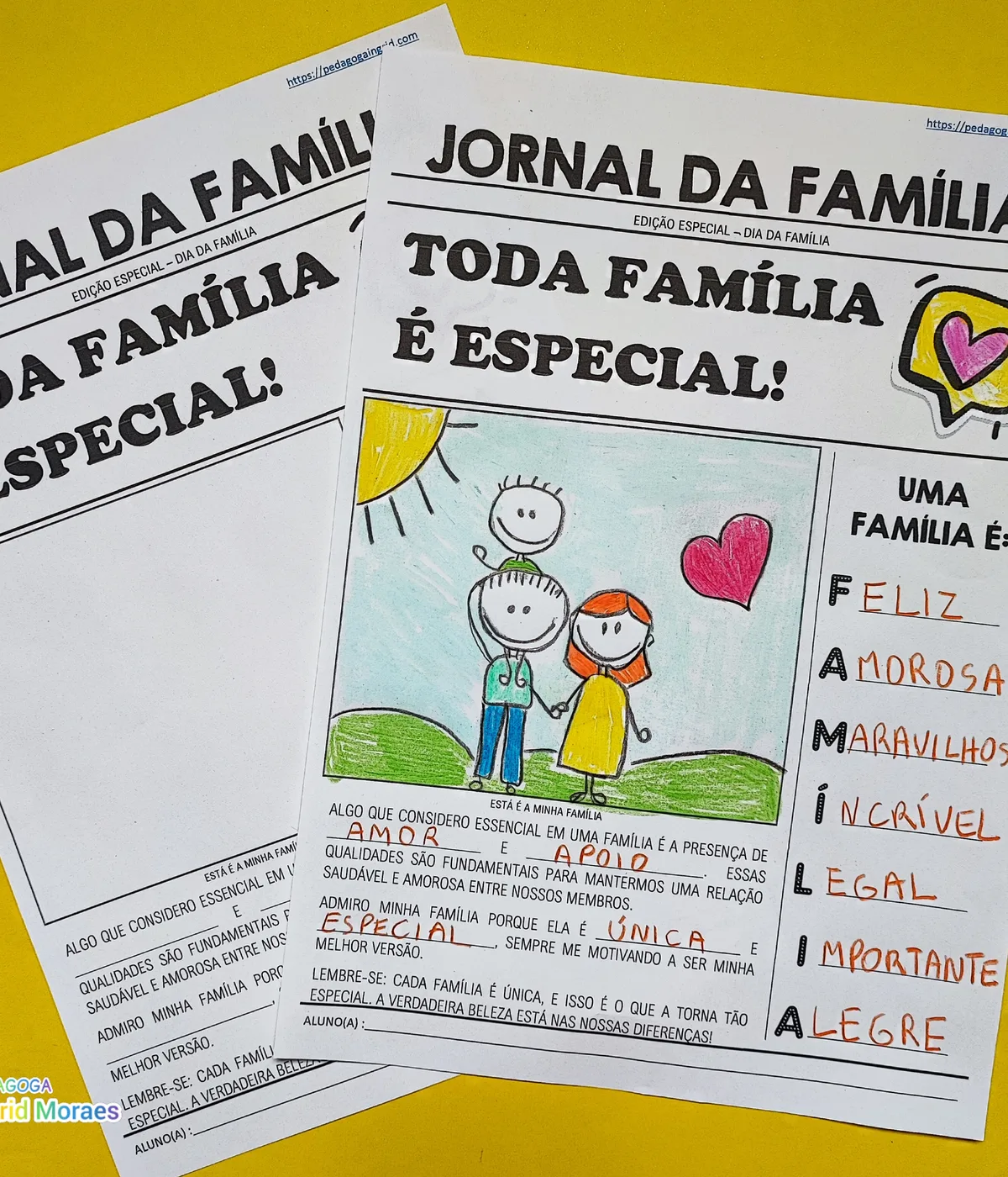 Jornalzinho Dia Da Família