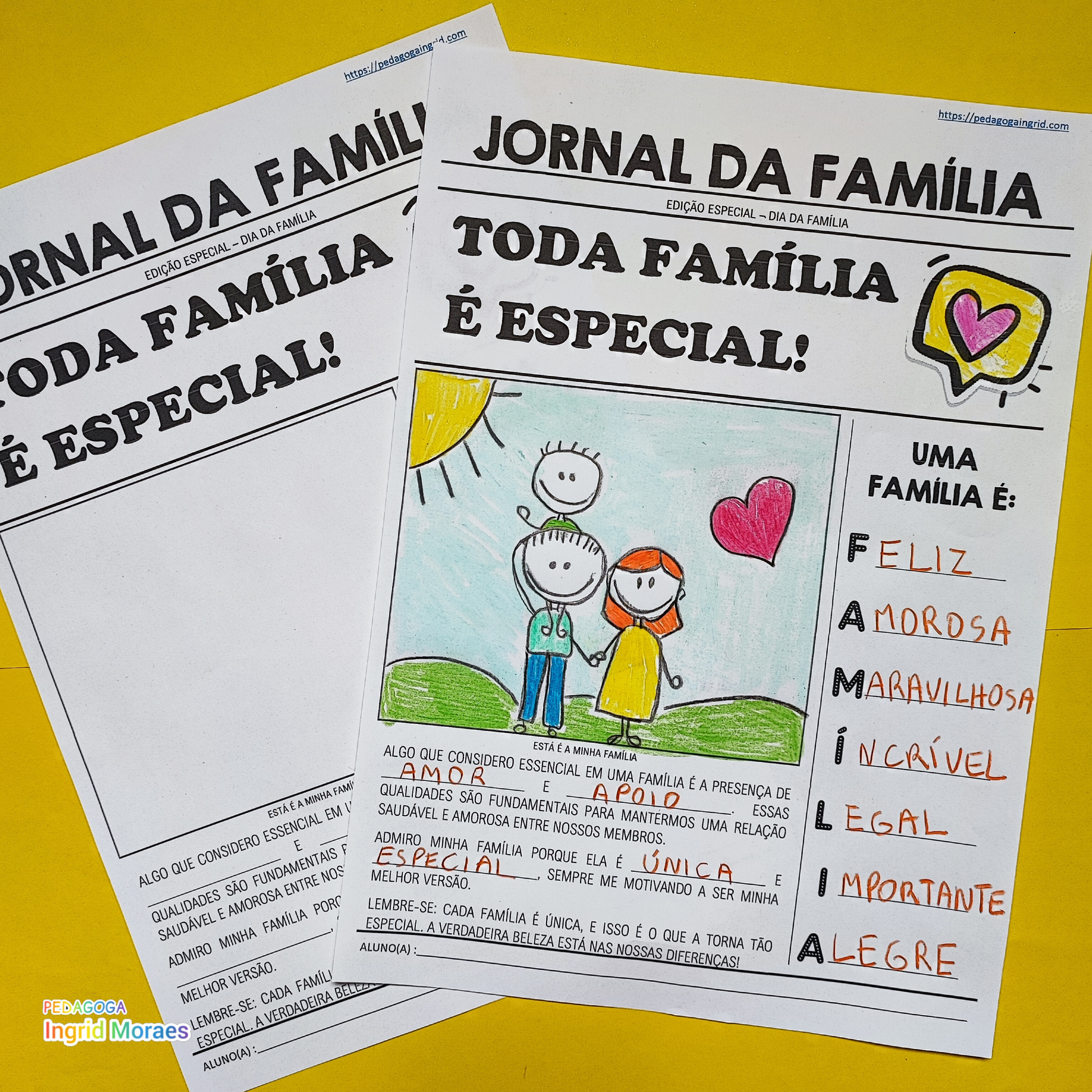Jornalzinho Dia da Família