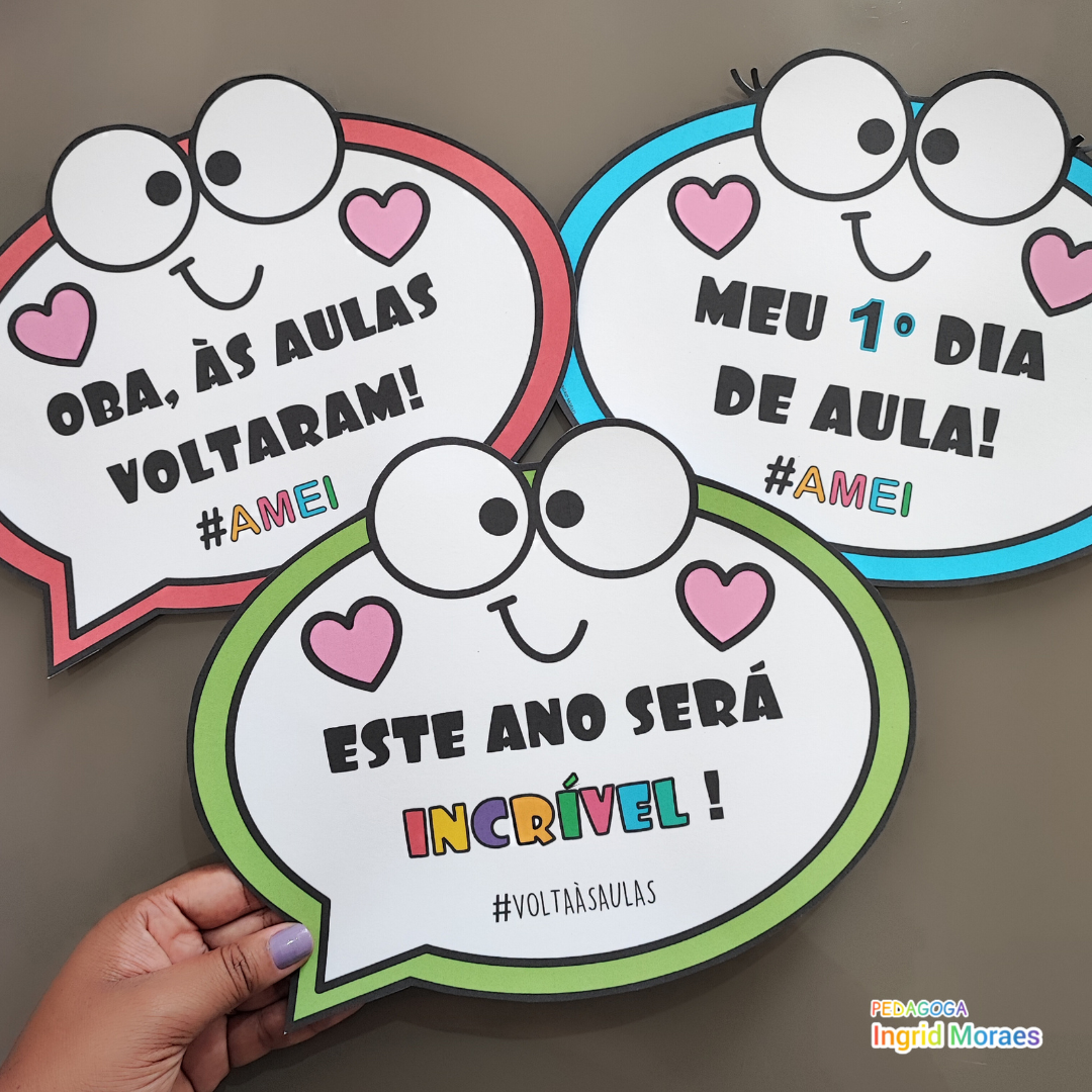 Plaquinhas Volta Às Aulas