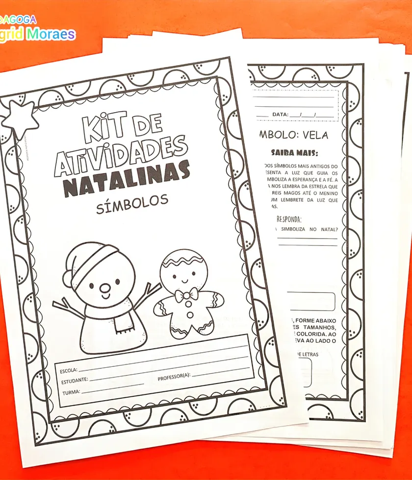 Kit De Atividades Simbolos Natalinos