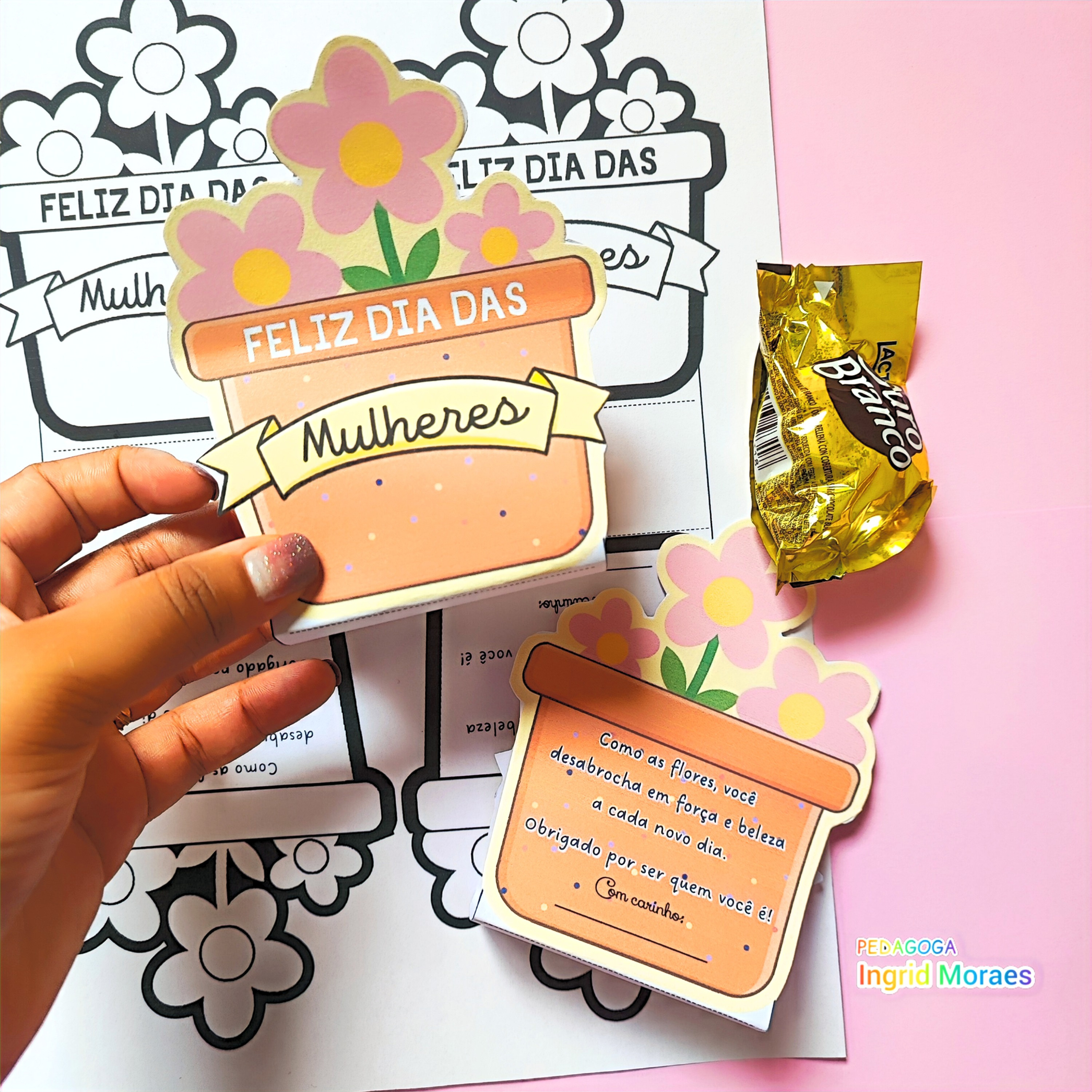 Porta Bombom Dia Das Mulheres