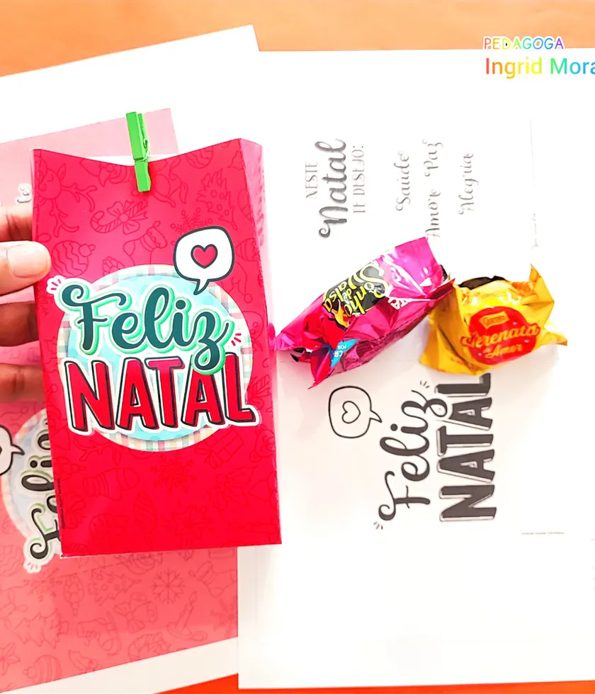 Lembrancinha Sacolinha Natal