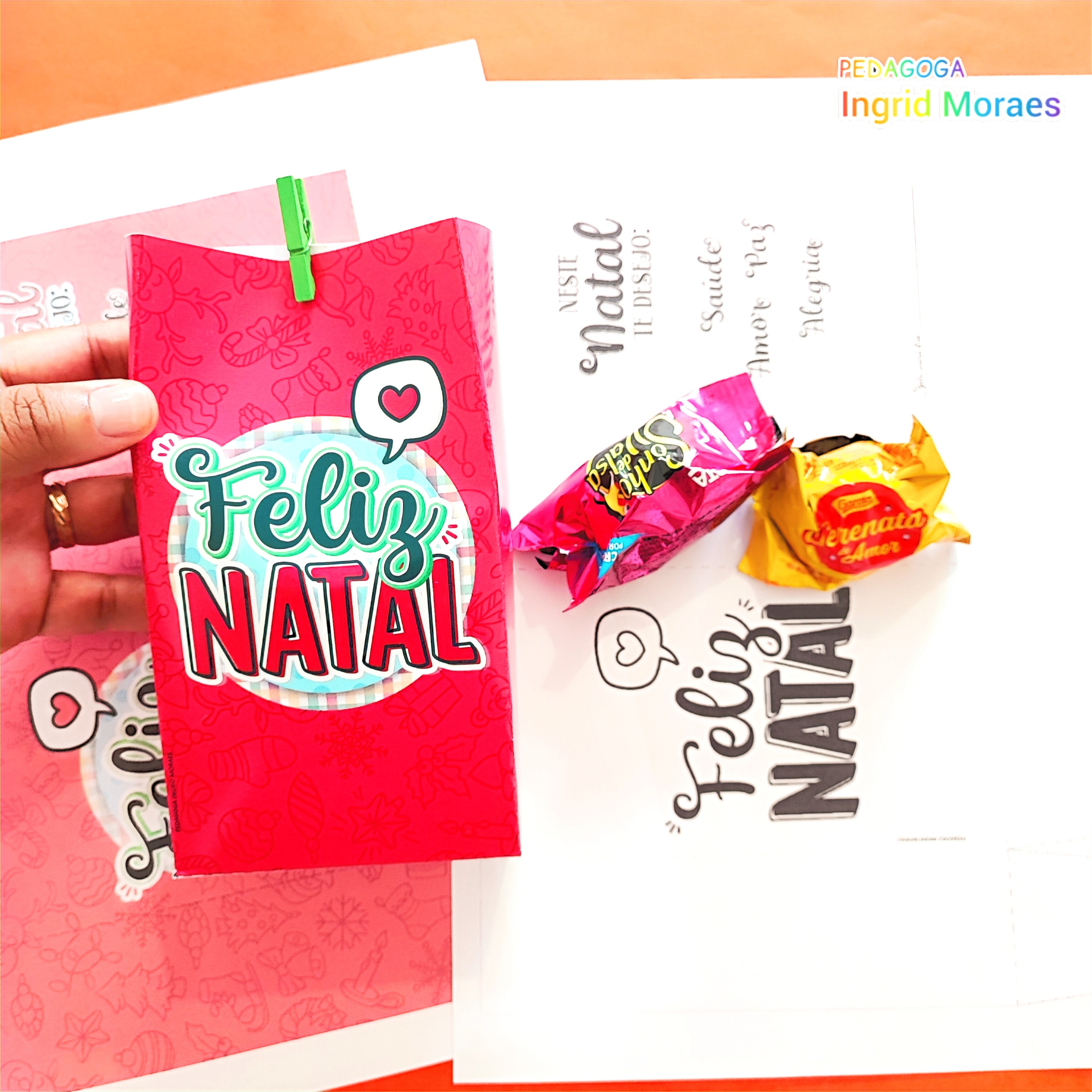 Lembrancinha Sacolinha Natal