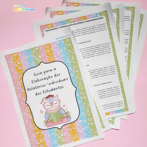 Guia Para Elaboração De Relatórios Individuais Dos Estudantes