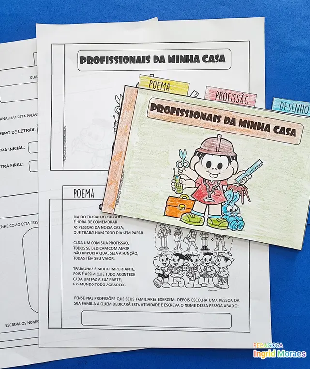 Arquivinho Dia Do Trabalho Profissionais Da Minha Casa