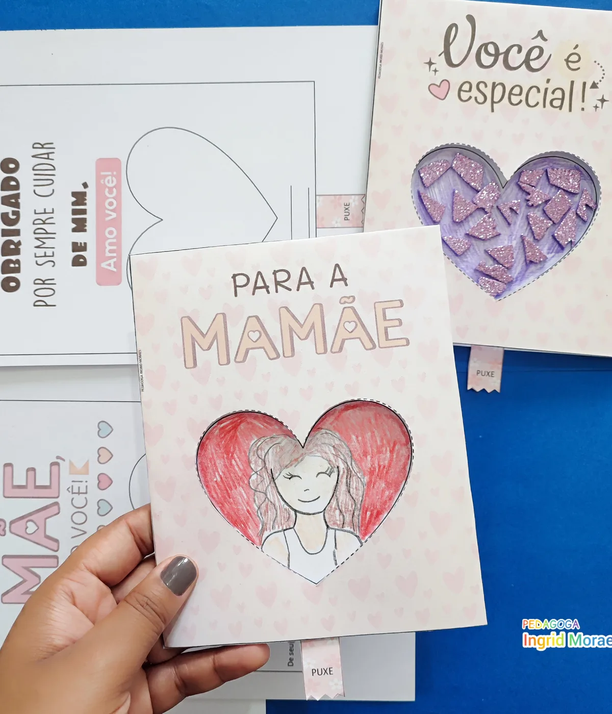 Cartão Interativo Dia Das Mães/Dia De Quem Cuida De Mim