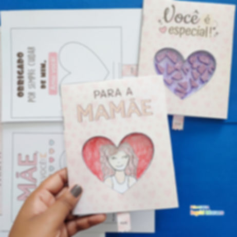 Cartão Interativo Dia Das Mães/Dia De Quem Cuida De Mim