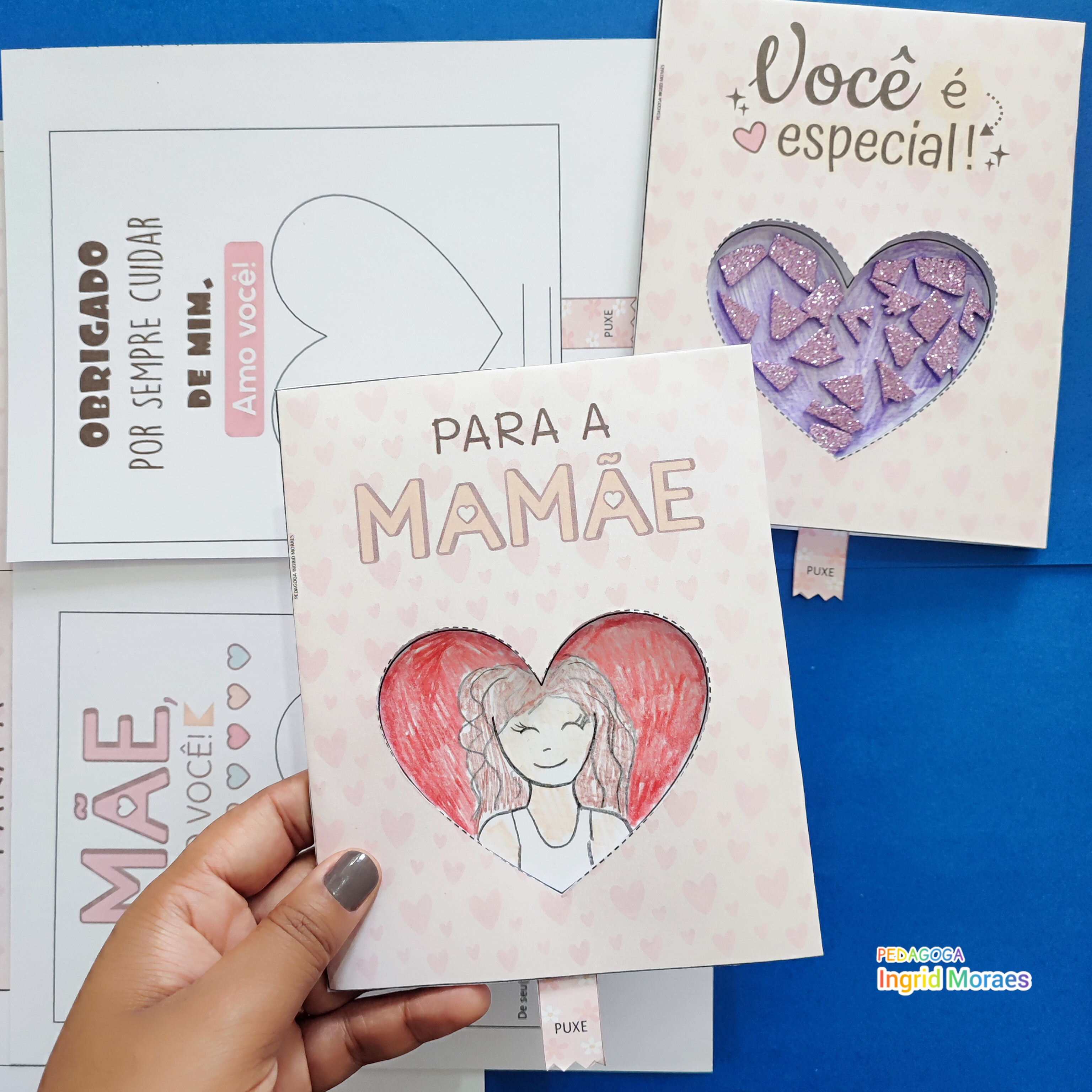 Cartão Interativo Dia Das Mães Dia De Quem Cuida De Mim