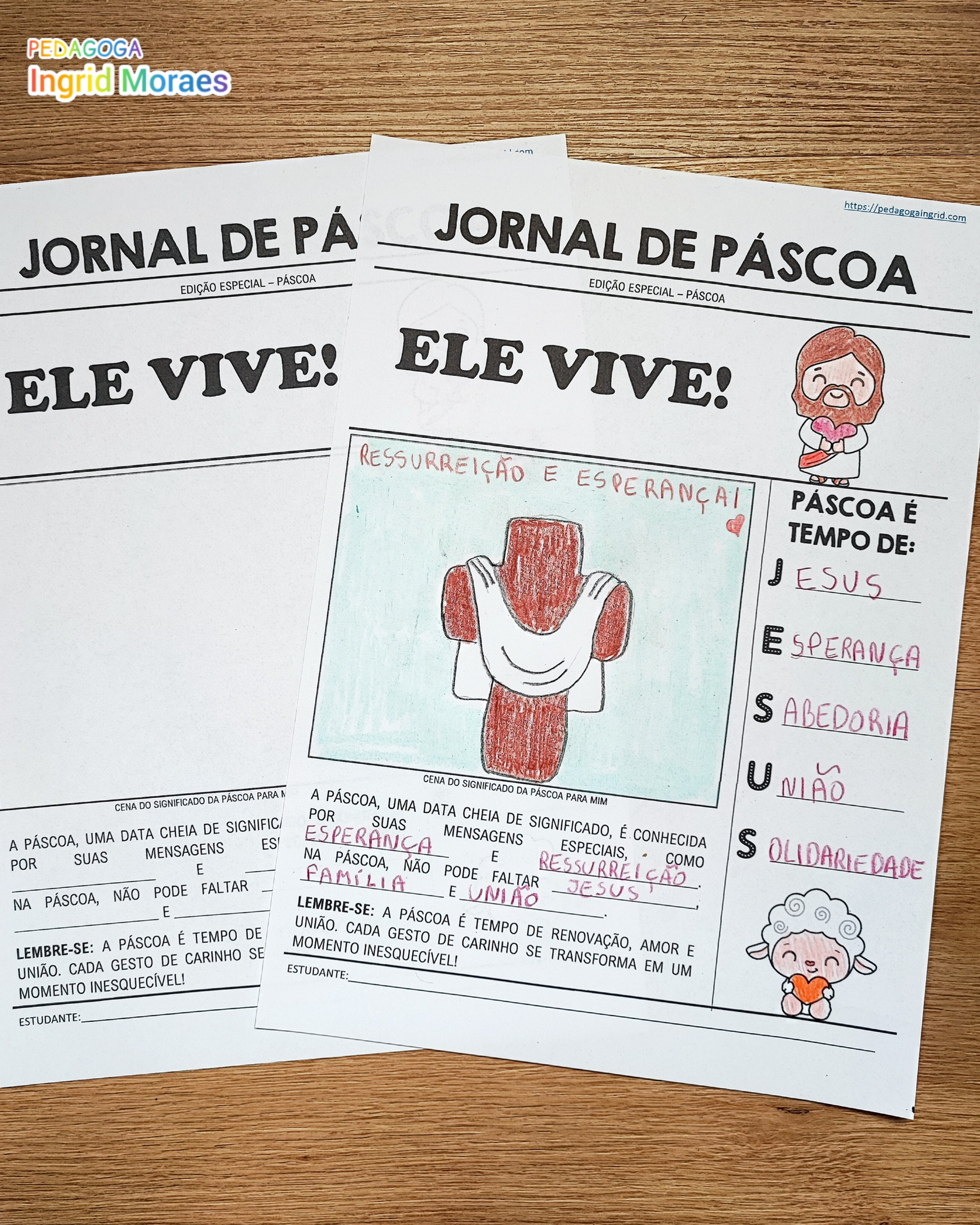 Jornal da Páscoa Ele Vive em PDF