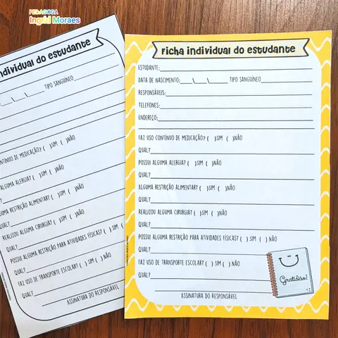 Ficha Individual Do Estudante