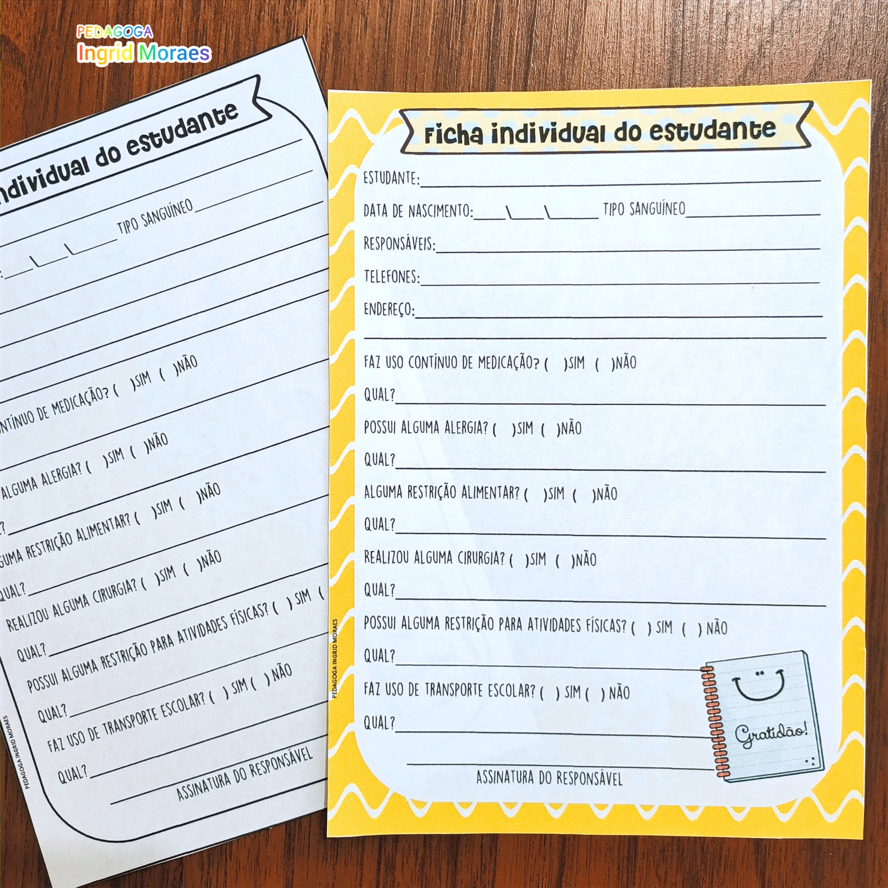 Ficha Individual Do Estudante