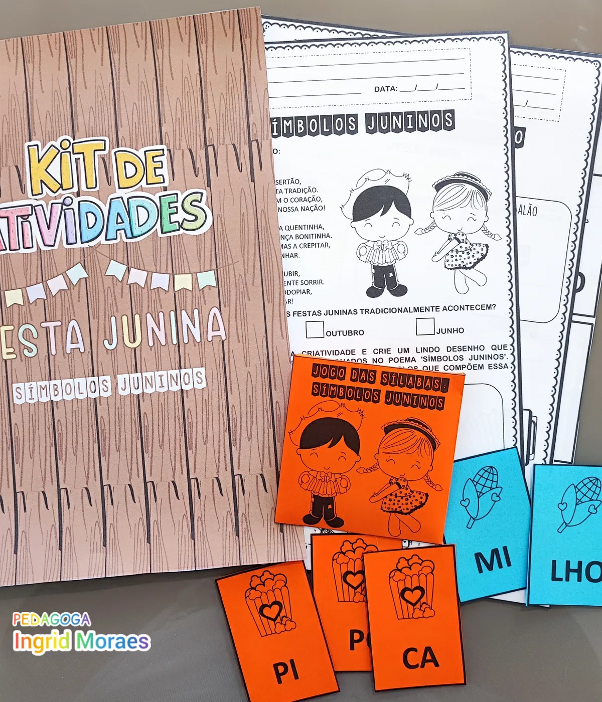 Kit De Atividades Juninas: Símbolos Juninos