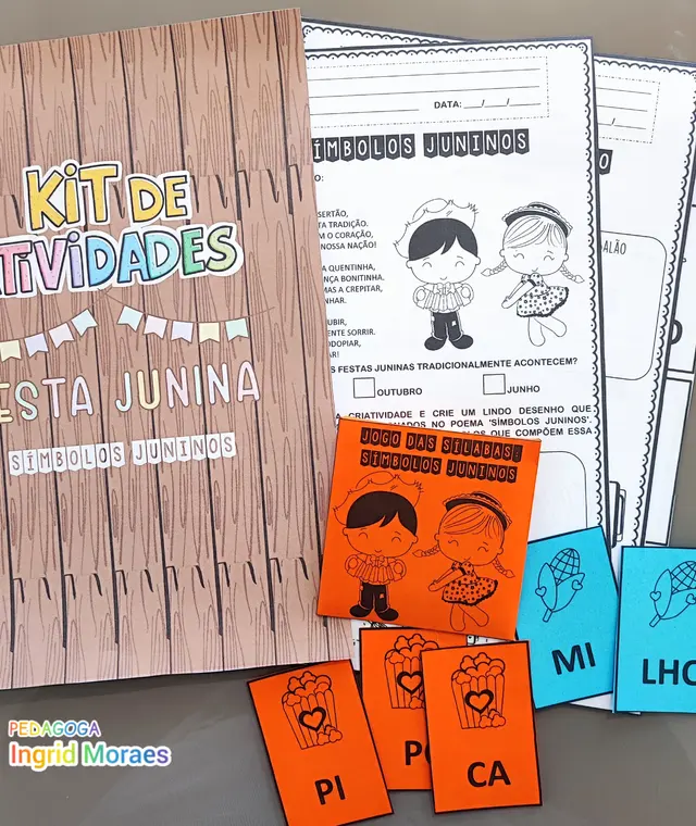 Kit De Atividades Juninas: Símbolos Juninos