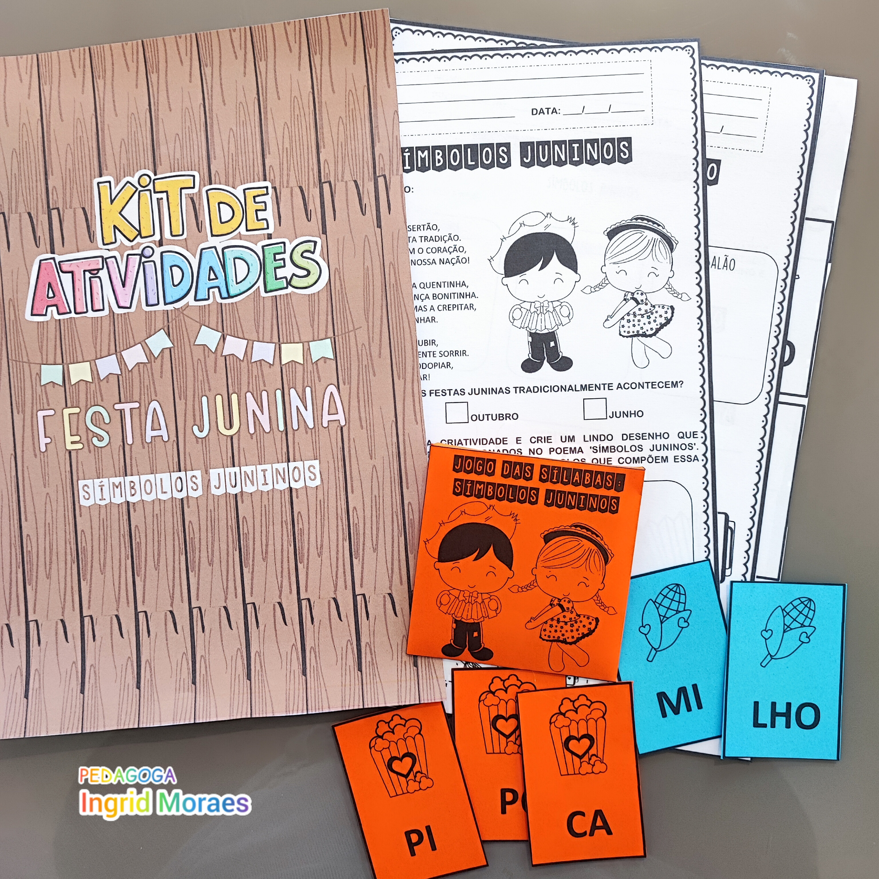 Kit De Atividades Juninas: Símbolos Juninos