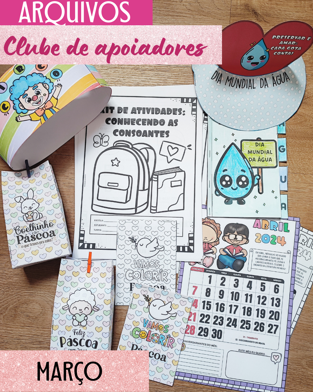 Super - Pacote de Atividades Educativas - Março
