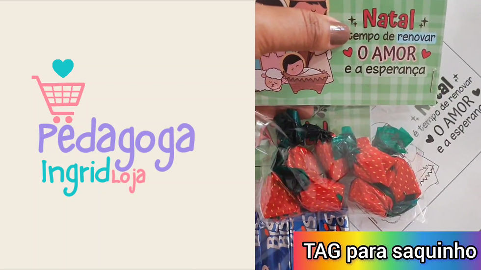 Miniatura: Tag Para Saquinho Natal
