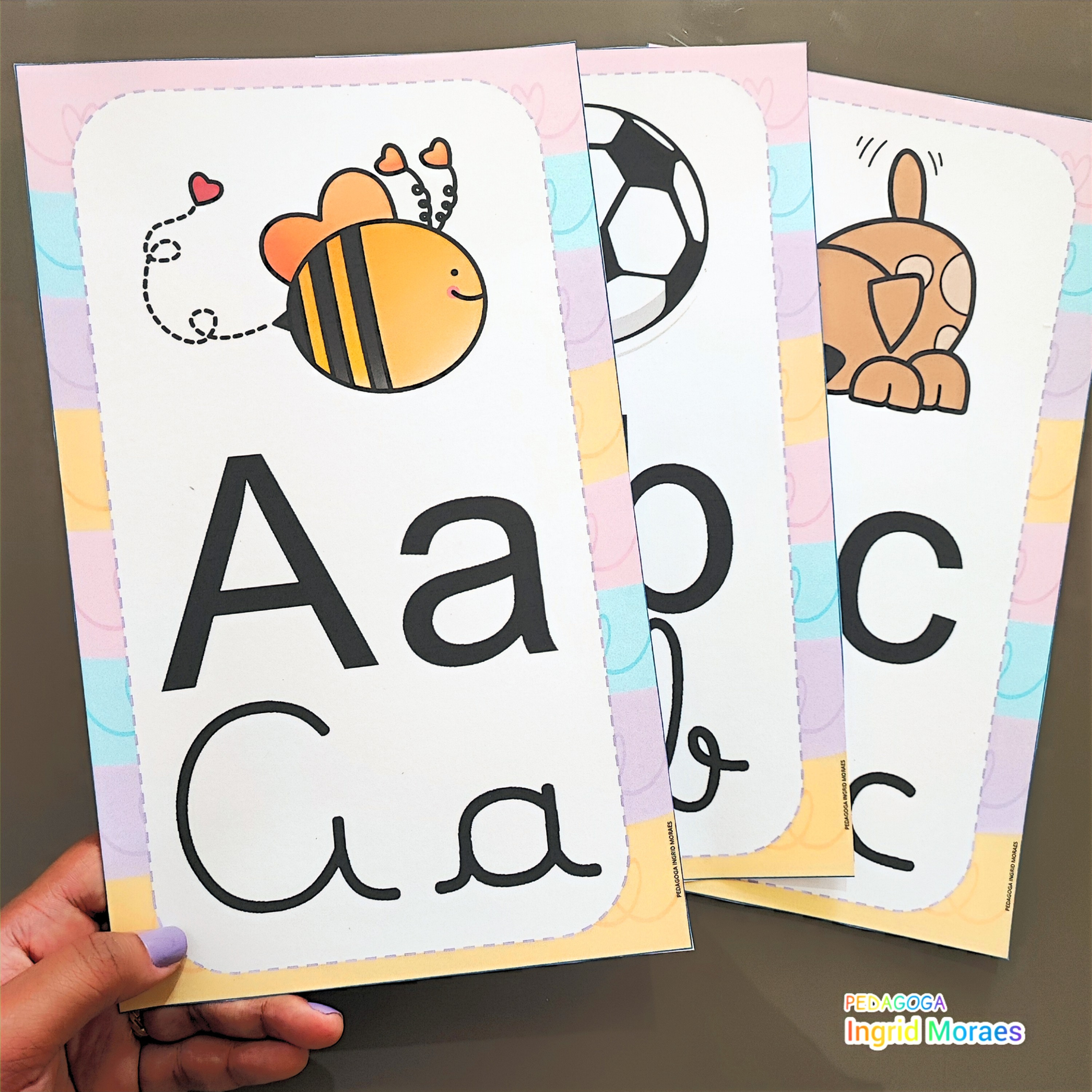 Alfabeto 4 Formas Das Letras