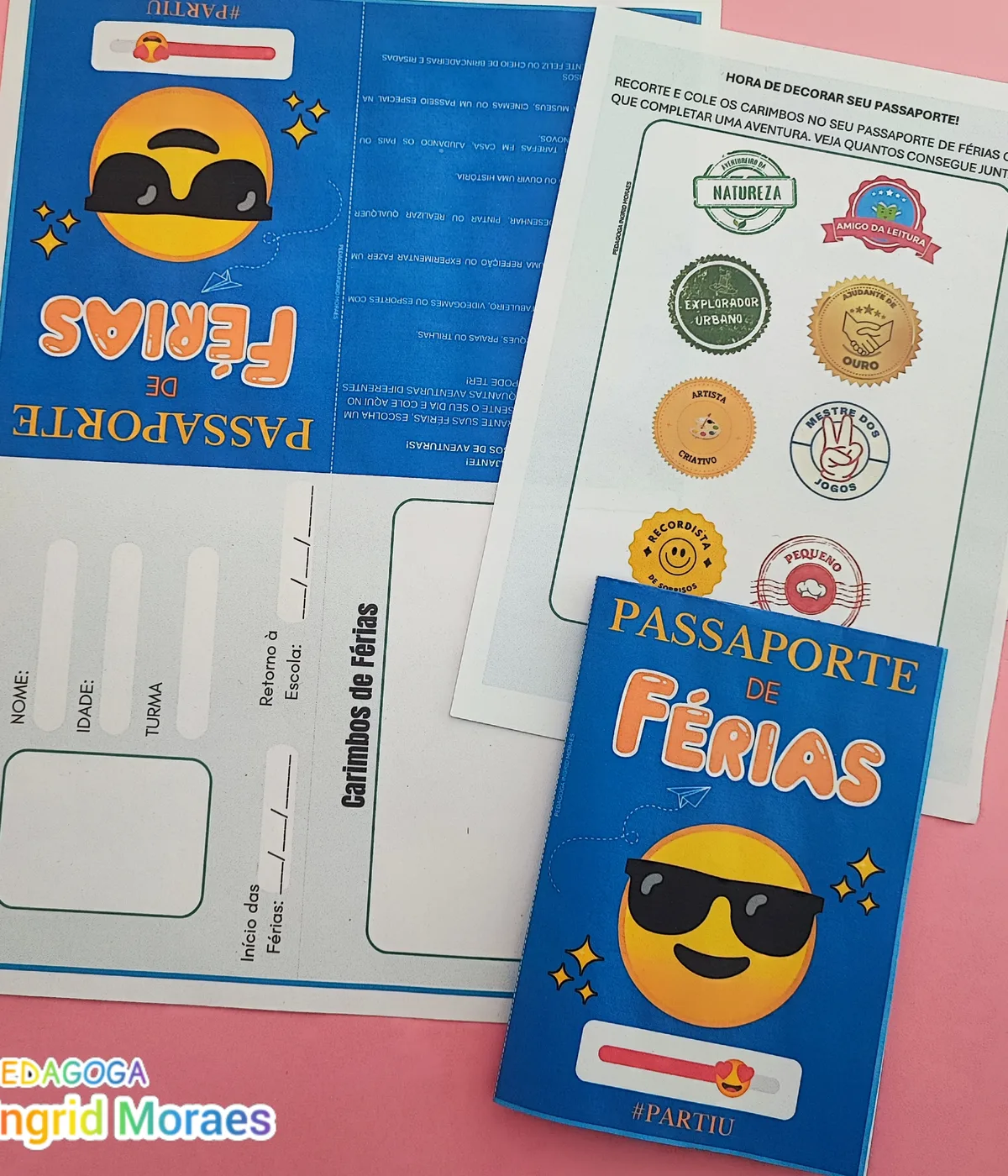 Passaporte de Férias: Uma Aventura em Cada Página