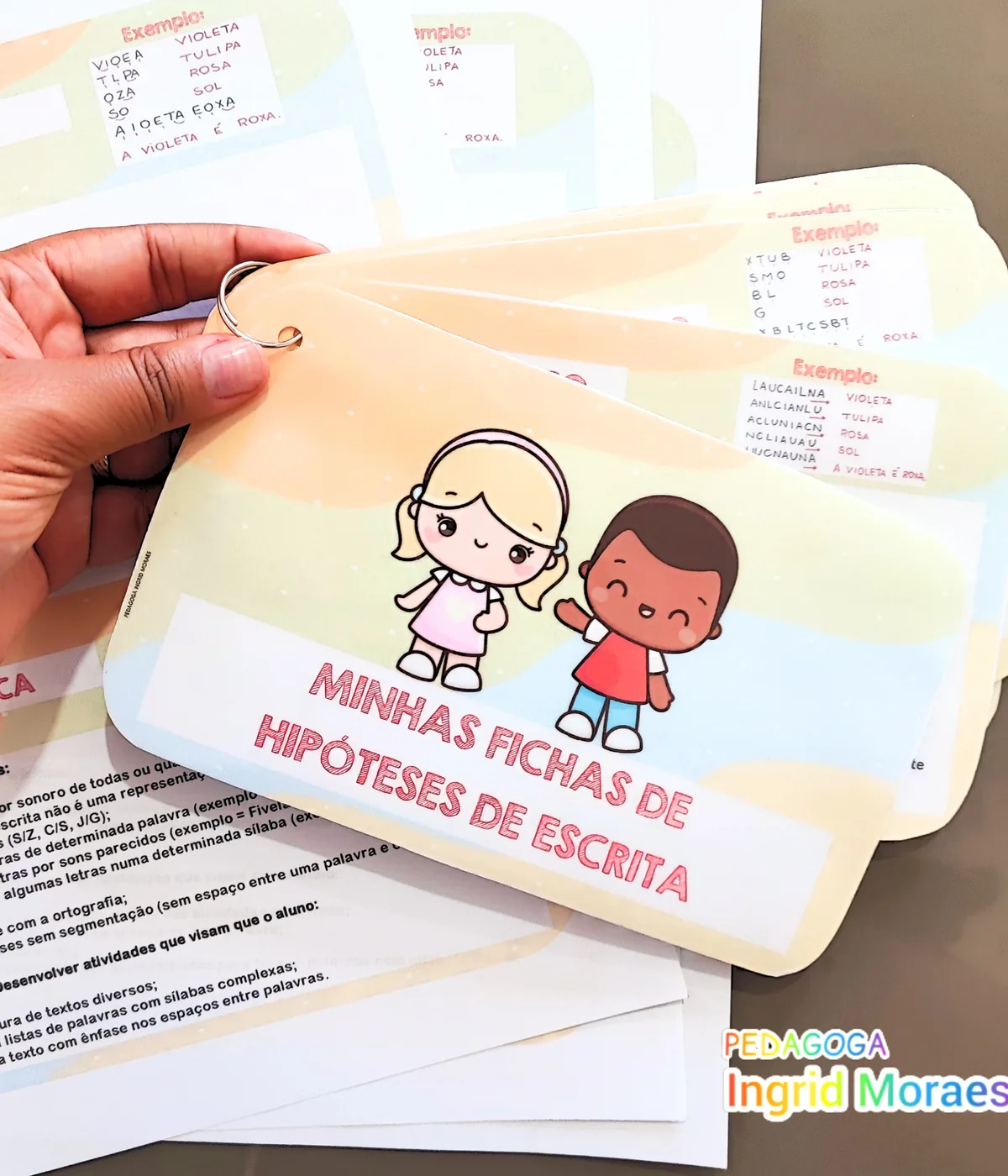 Fichas Hipóteses de Escrita